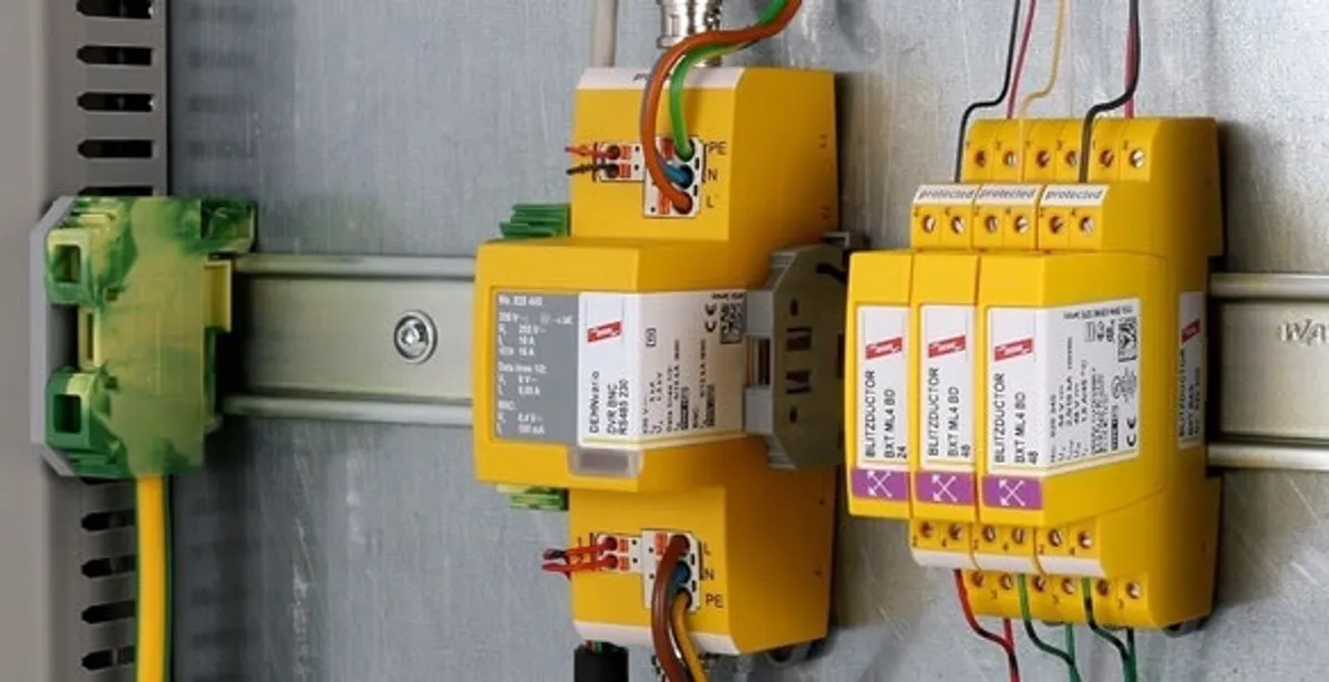 lightning surge protection system with surge suppressors installed by electrical service professionals in Clearwater, FL
