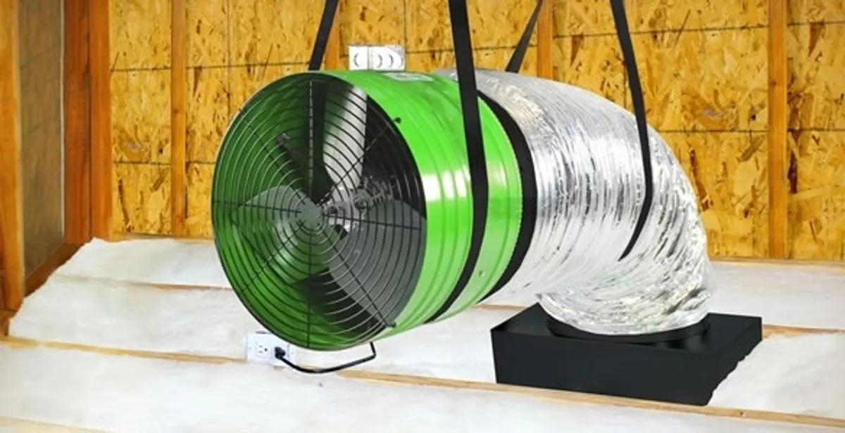 whole house fan installation services with professionally mounted ventilation fan system in Clearwater, FL
